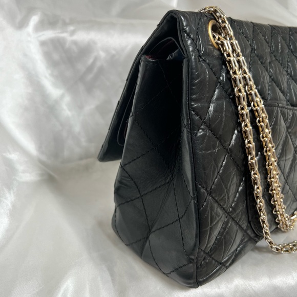 Chanel Black 2.55 Reissue 227 Double Flap Bag - Picture 5 of 15